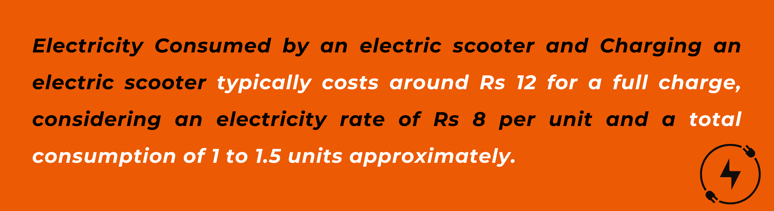 Electricity Consumed by an Electric Scooter