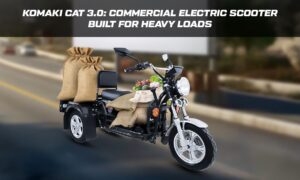 Commercial Electric Scooter Built for Heavy Loads