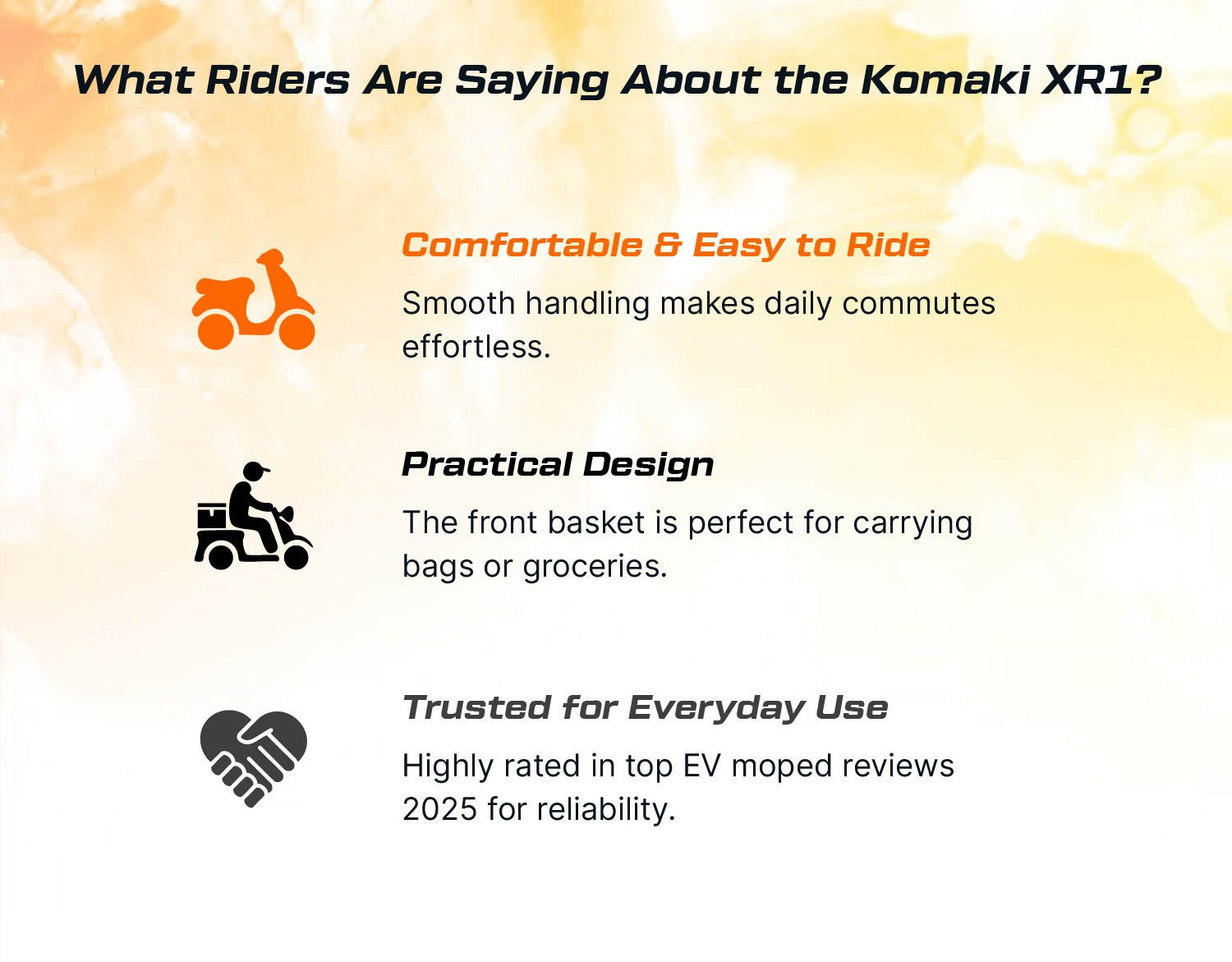 What Riders Are Saying About the Komaki XR1?